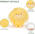 Lion Stuffed Animal 8'' Stuffed Lion Cute Lion Plush Toy Small Lion Stuffed Animal Gift for Baby Kid Birthday Christmas Day Yellow...