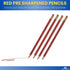 1InTheOffice Red Grading Pencils #2 Lead, Red Pre Sharpened Checking Pencils 48 Pack...