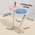 Dodoko Reusable Boba Cup with Straw - Iced Coffee & Smoothie Tumbler 24 oz - Bubble Pink...