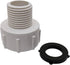 1/2" NPT Male x 3/4” GHT Female, PVC Non Brass, MNPT x FGHT Garden Hose Adapter Fitting...