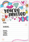 Fun Girl Doodles Invitations (20 Count) With Envelopes - Pre Teen - Tween Birthday Invitations...