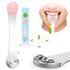 Tongue Scraper Cleaner, Bad Breath Treament&Get Rid of White Tongue, 100% BPA Free Medical Grade Stainless Steel Tongue Scrubber for Oral Care Den...