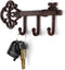 Wall Mounted Rustic Key Holder (Vintage Cast Iron)...
