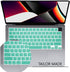 Stylish Keyboard Cover Silicone Protective Skin Keyboard Protector for MacBook 2025-2021 Pro 14" 16" M4 M3 M2 M1 Pro Max Chip,MacBook Air 15" 13.6...
