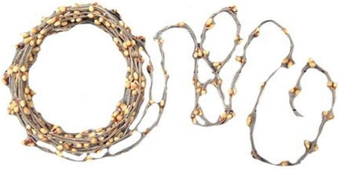 CWI Gifts Pip Berry String Garland, 18-Feet, Old Gold...