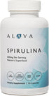 Alaya Naturals - Pure Spirulina Capsules - Made with Earthrise Spirulina, Blue Green Algae Superfood - Non-GMO & Vegan - 500 mg, 90 Capsules...