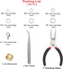 EuTengHao 1504pcs Open Jump Ring and Lobster Clasps Kit Include Pliers Tweezers Jewelry Making Repair Supplies Kit with Jewelry Making Accessories...