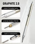 Nicpro 5 PCS Art Mechanical Pencils Set, Metal Drafting Pencil 0.3 & 0.5 & 0.7 & 0.9 & 2mm Graphite Lead Holder(4B 2B HB 2H Colored) for Sketching...