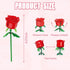 Rose Flower Bouquet Building Set 305 Pcs Flower Building Set, Unique Gift for Her or Him for Anniversaries, Mothers Day Thanksgiving Birthday Gift...