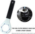 6-Point Water Sensor Wrench Compatible with RAM Trucks 2013-2018 6.7L Diesel Engines,Professional Oil Filter Wrench Oil Filter Remover Tool Car Ac...