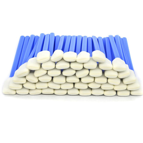 50pcs 5.11" Square Rectangle Foam Cleaning Swab Sticks for Solvent Format Inkjet Printer Roland Optical Equipment (Blue)...