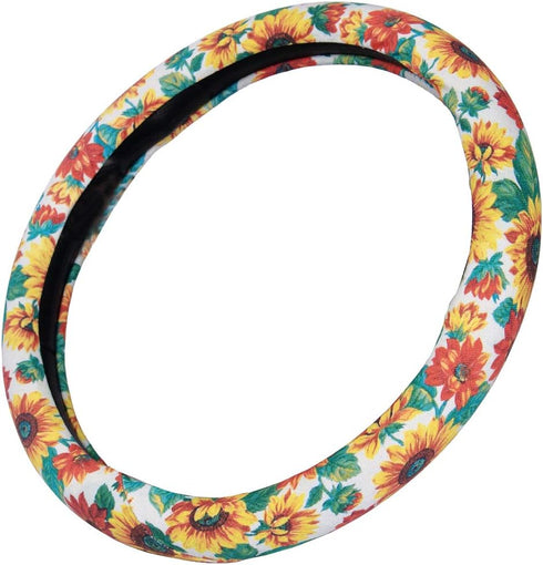 Women's Cute New Flower Steering Wheel Cover (Sunflower)...