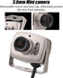 Mini CCTV Security Camera, Wired CCTV Camera, 6LED Wired CMOS Digital Video Camera, PAL NTSC, for Home Office (NTSC Format (Shipped with a Note)),...