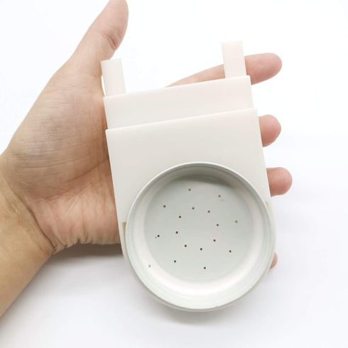 TIHOOD 4 Pack Entrance Feeder Beehive Feeder with Lids Bee Feeder for Beehives Fits Most Small Mouth Canning Feeder and Waterer...