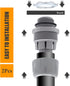 2pcs 1/2 Inch NPT Liquid Tight Connector, 180-Degree Electrical Conduit Connector Fitting...
