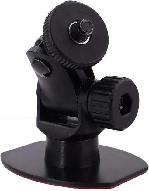 CH114 1/4"-20 Thread Car Camera Mount Holder with 3M Double-Sided Adhesive Base - Universal Car Dash Cam Tripod Permanent Windshield/Dashboard Hol...