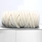 Arm Knitting Yarn for Chunky Braided Knot Throw Blanket DIY, Extra Soft Fluffy Washable Tube Bulky Giant Yarn for Weave Craft Crochet (Milk White ...