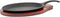Winco FS-2 2-Piece Cast-Iron Fajita Server Set,Black, Brown,Medium...
