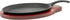 Winco FS-2 2-Piece Cast-Iron Fajita Server Set,Black, Brown,Medium...