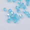 DIY 4mm 1000Pcs Bulk Faceted Bicone Crystal Glass Beads with Container Box Beads for Making Jewelry (Sky Blue)...