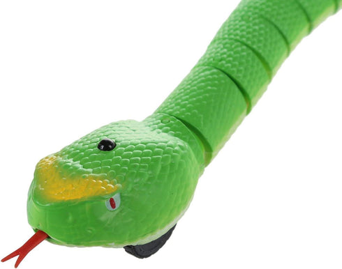 Liberty Imports 16 Inch Remote Control Rattle Snake Toy, Realistic Reptile Robot with Egg Shaped Infrared Receiver, RC Snake Prank Toy Ideal Gift ...