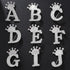 Silver Letters Crystal Crown Initial Brooch Women Letters Brooches Pins for Women Jewelry Gift...