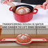 2 Pcs Silicone Bread Sling Silicone Baking Mat for Dutch Oven Liners Non-Stick Heat Resistant Reusable Sourdough Bread Baking Supplies with Long H...