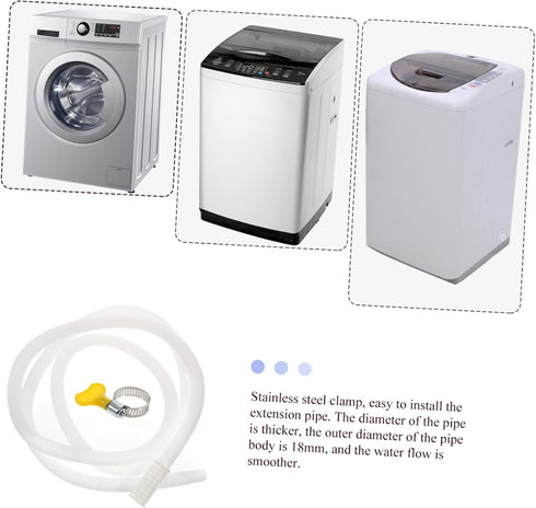 Angoily Air Conditioner Drain Portable Hose Portable Washing Machine Drain Hose for Washer Machine Air Conditioner Drain Kit Washing Machine Hoses...
