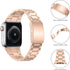 baozai Compatible with Apple Watch Series 10 Band, Premium Stainless Steel iWatch Band for Apple Watch All Series 42mm 41mm 40mm 38mm Women, Rose ...