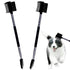2PCS Dog Tear Comb, Double-Head Dog Eye Brush Dog Eye Cleaning Comb Brush Dog Facial Grooming Comb for Small Dog Cat Tear Stain Remove(Black)...