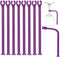 UoYu Tether Silicone Dishwasher Attachment Silicone Stemware Saver Flexible Stemware Holder Dishwasher Wine Glass Protector (Purple/8 pcs)...