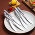 Berglander Dinner Knives Set Of 6, Stainless Steel Shiny Mirror Dinner Knife, Butter Knife Spreader Table Knives Sturdy And Dishwasher Safe...