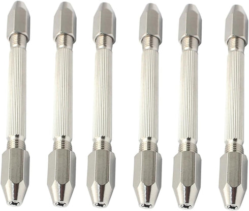 DOITOOL 6 Pcs Drill Model Mini Vise Mini Tools Pin Vise Hand T Tool Hand Auger Miniatures Miniature Tools Pin Vice Wire Tool Double Ended Pin Vise...