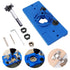 35mm Concealed Hinge Jig kit, Woodworking Tool Drill Bits, Hinge Drilling Hole Router Jig Hardware Template Guide Woodworking Tools for Face Frame...
