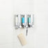 Better Living Aviva Shower Dispenser 3 Chamber, Wall Mount Shower Soap Dispenser for Bathroom Hotel Body Wash, Built-in Hooks, No Drill, Waterproo...