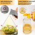 Oil Sprayer for Cooking - 180ml Glass Olive Oil Sprayer Mister with Brush, Olive Oil Dispenser Bottle, Thick Glass, Kitchen Gadgets Accessories(Gr...