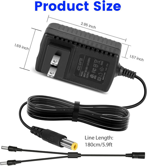 Charger for Dogtra Remote Training Collar Compatible with Dogtra 1900S 1902S 2300NCP 2500B 3500NCP 3502NCP Remote Trainer Collar for Replacement H...