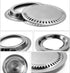 BBQ Plate,korean Style Stovetop,Smokeless Indoor Stainless Steel Non-stick Roasting Round Barbecue Grill Pan For Indoor Outdoor Camping BBQ, Cooki...