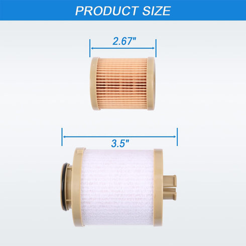 FD4616 Diesel Fuel Filter replacement for 2003-2007 Ford 6.0L F250 F350 F450 F550 Super Duty 2003-2005 Excursion Powerstroke includes lower lifter...
