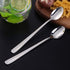 Buyer Star Long Handle Iced Tea Spoons Set of 6, 8 inch 18/10 Coffee Spoon Sets for Mixing, Cocktail Stirring, Tea, Coffee, Milkshake, Cold Drink...