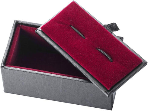 Gun Metal Textured Cuff Links Luxury French Tuxedo Shirt Cufflinks...