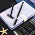 Gel Ink Pens 12PCS Erasable, with Eraser 0.5mm Fine Point Black/Blue 12 Constellations Ink Medium Point Creativity for Journaling Writing Drawing ...