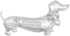 Bonsny Enamel Alloy Sweet Dachshund Dog Brooches Pin Jewelry For Women Girls Novelty Gift Charms...