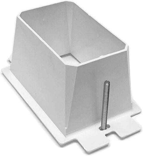 iMBAPrice BE1-1 (1-Gang) Electrical Power Outlet Box Extender - White...