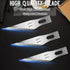 60 Pack Exacto Knife Blades 11, Craft Knife Blades Replacement, Exacto Blade 11, Hobby Knife Blade Refills for Art, Craft, Scrapbooking, Cutting, ...