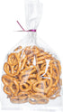 Restaurantware Bag Tek 4 x 2.3 x 8 Inch Gusset Bags 100 Heat Sealable Candy Bags - Food Safe Package Popcorn or Cookies Clear Plastic Treat Bags F...