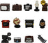 13Pcs Miniature Home Appliances 1inch Retro Dollhouse Furniture Mini Simulated Resin Camera Telephone Television Models for DIY Diorama Micro Land...