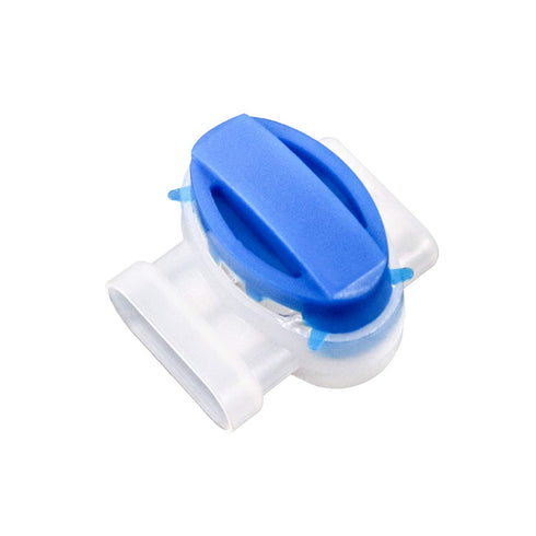 QWORK 50 Pack 3 Wire Connectors Electrical IDC 314-BOX Pigtail Connectors for 22-14 AWG Cables...
