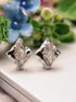 925 Sterling Silver Stud Earrings Irregular Chic Earrings Geometric Stud Earrings Flat Back Earrings Statement Jewelry Lightweight 2024 Urban Fash...