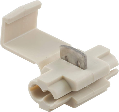 CURT 59906 18-14 Gauge White Scotch Snap Lock Wire Connectors, 100-Pack...